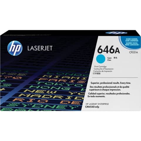 Toner 646A HP ciano  CF031A